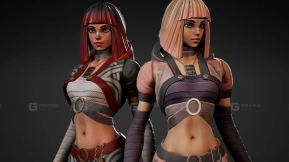 【UE】Yuko - 风格化角色  Yuko - Stylized Character