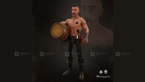 风格化绑定角色 Stylized Character (Rigged)