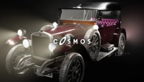 【UE】可驾驶经典汽车（已绑定骨骼，可自定义）  Driveable Classic Car  Vehicle ( Rigged , Customizable )
