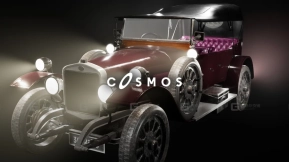 【UE】可驾驶经典汽车（已绑定骨骼，可自定义）  Driveable Classic Car  Vehicle ( Rigged , Customizable )