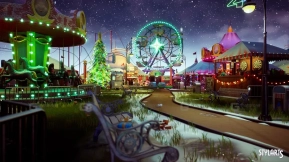 【UE】圣诞主题游乐园3D模型  Stylized Christmas Amusement Park