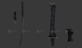 武士刀 3D模型-29 - Katana 3D model-29