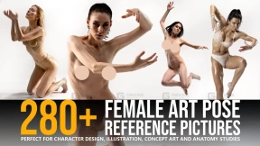 280+张女性艺术姿势参考图片 280+ Female Art Pose Reference Pictures