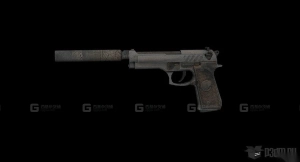 M9A1伯莱塔 - M9A1 BERRETTA 3D model-5