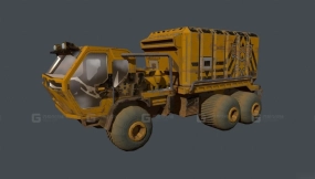 民用卡车 - Civilian Truck 3D model-216