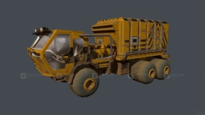 民用卡车 - Civilian Truck 3D model-216