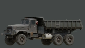 泰加6455B（自卸卡车） - Tayga 6455B (Dump Truck) 3D model-29