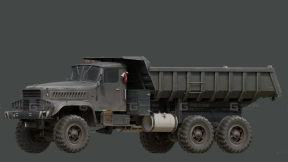 泰加6455B（自卸卡车） - Tayga 6455B (Dump Truck) 3D model-29