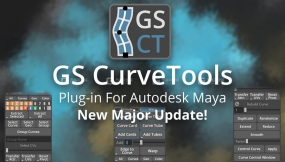 Maya发片管道插件 GS CurveTools