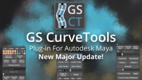 Maya发片管道插件 GS CurveTools