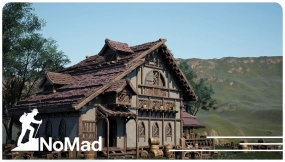 【UE】模块化湖畔村庄房屋  Modular Lakeside Village House