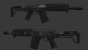 半自动霰弹枪 - Semi Auto Shotgun 3D model-1