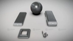 体育器材 健身套装 PBR游戏就绪 Sports - Gym Set - PBR Game Ready