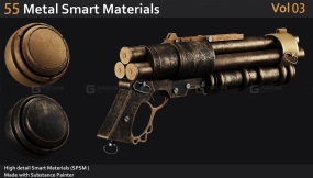 55个金属智能材质球  55 Metal Smart Materials