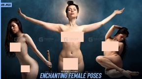 895张迷人的女性姿势参考图片