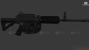 北极作战消音步枪-AWS 3D model