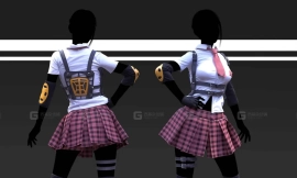 女性校服制服护肘护膝