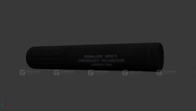 冲锋枪消音器 3D模型-38 SMG Suppressor 3D model-38
