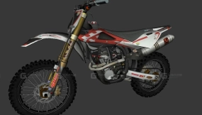 胡斯瓦纳 TC 450 - Husqvarna TC 450 3D model-46