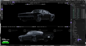 极品飞车汽车道奇挑战者1969 Dodge Charger 1969