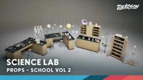 【UE】学校vol.3科学实验室 School VOL.3 - Science Lab