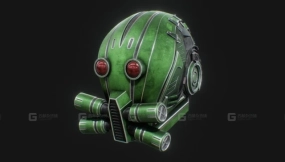 科幻头盔01 Scifi helmet 01