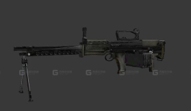 L86A1式轻型支援武器-l86a1 3D model-29