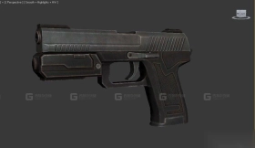 DP手枪 - DpPistol 3D model-13
