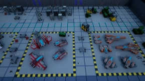 【UE】飞船、道具与模块化环境瓦片（科幻风格、低多边形、体素）  Spaceships, props and modular environment tiles (sci-fi, low poly, voxel)