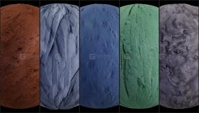 28组粘土PBR贴图  28 Clay Texture