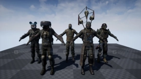 【UE】定制化后末日角色  Customized Post Apocalyptic Characters
