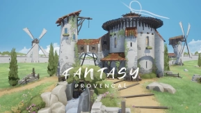 【UE】风格化奇幻普罗旺斯（风格化奇幻普罗旺斯 风格化奇幻3D）  Stylized Fantasy Provencal ( Stylized Fantasy Provencal Stylized Fantasy 3D )