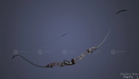 现代弓（森林游戏） - Modern Bow (The Forest) 3D model-46