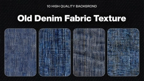 旧牛仔布纹理贴图素材 Old Denim Fabric Texture – K4FS9QS