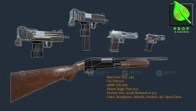 【UE】低多边形武器套装  Lowpoly Weapons Kit