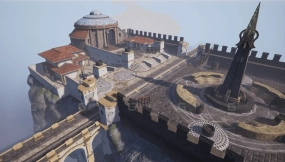 【UE】模块化寺庙广场 4K PBR  Modular Temple Plaza 4k PBR