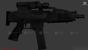9毫米X-86冲锋枪-9mm X-86 submachine gun 3D model