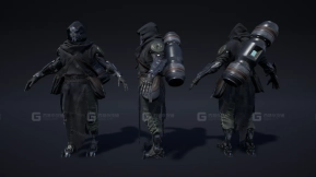 【UE】科幻角色05（乌鸦）  Sci-Fi Character 05 (Crow)