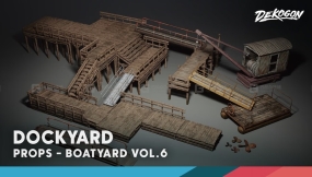 【UE】模块化船坞资产包VOL.6  Boatyard VOL.6