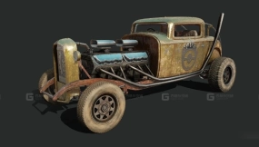 1932福特B型（十二号） - 1932 Ford Model B (The_Twelve) 3D model-90
