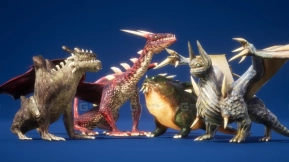 【UE】Boss Monster的龙 PBR  Dragon for Boss Monster   PBR