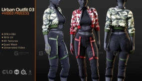 女士户外服装野外