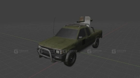 丰田海拉克斯 - Toyota Hilux 3D model-51