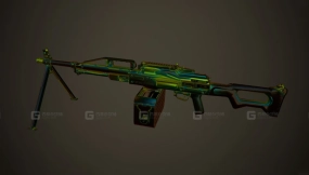 佩切涅格辐射机枪-ПКП Печенег Радиация 3D model-41