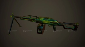 佩切涅格辐射机枪-ПКП Печенег Радиация 3D model-41