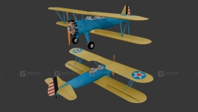 波音斯蒂尔曼PT-17凯德特  Boeing Stearman Pt-17 Kaydet