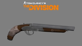 锯短型双管霰弹枪3D模型-9 - Double Barrel Sawed Off 3D model-9