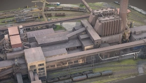 大型钢铁工厂环境 Big Iron factory environment