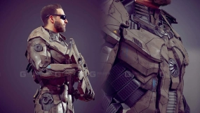 科幻机器人士兵模型 Scifi Soldier