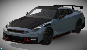 日产 GTR 汽车模型 Nissan GT-R Nismo 2024  2024 Nismo